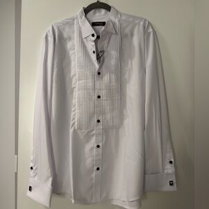 Elegant White Dress Shirt by